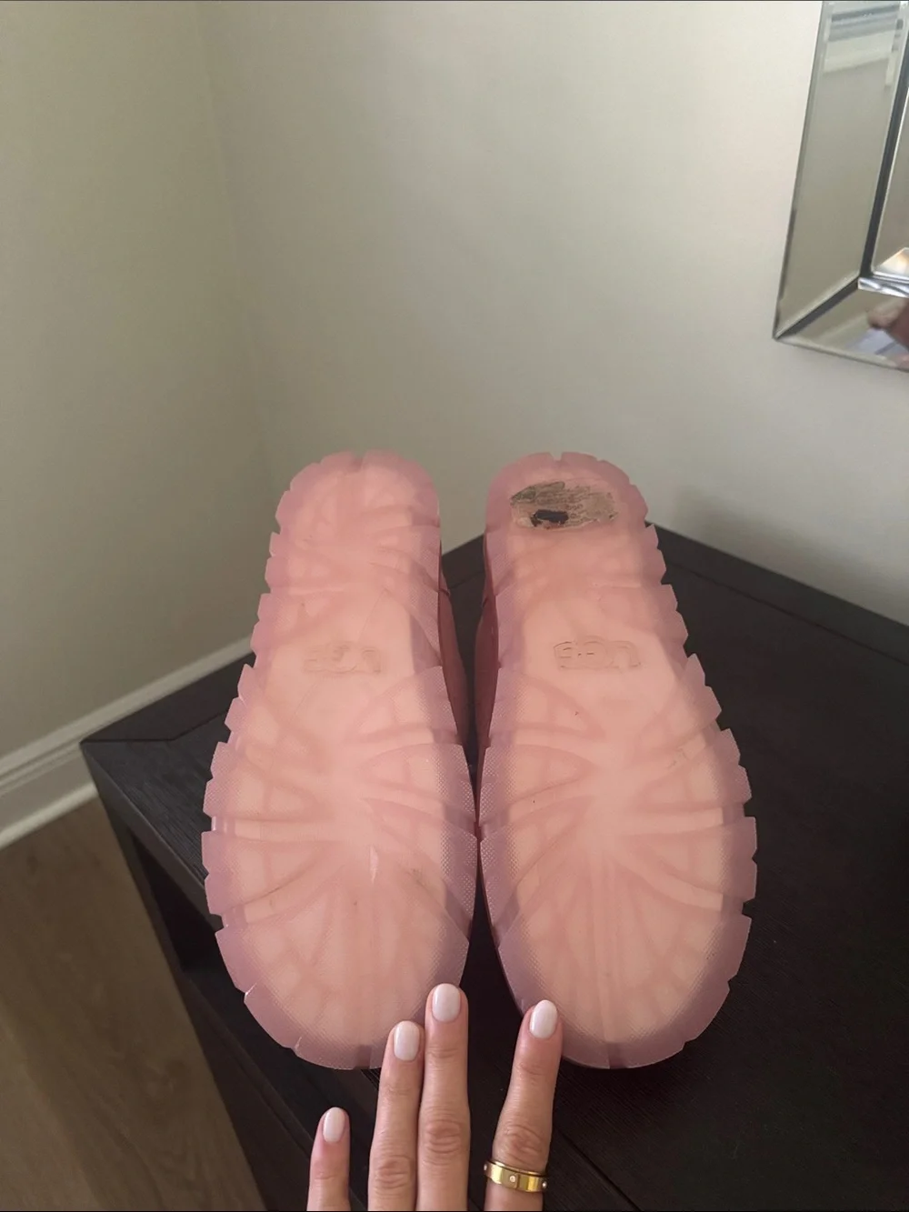 UGG Neumel Boot - Pink Suede Lace-Up Winter Boots
